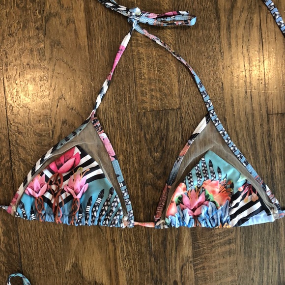 Multi Print String Bikini - Picture 2 of 4